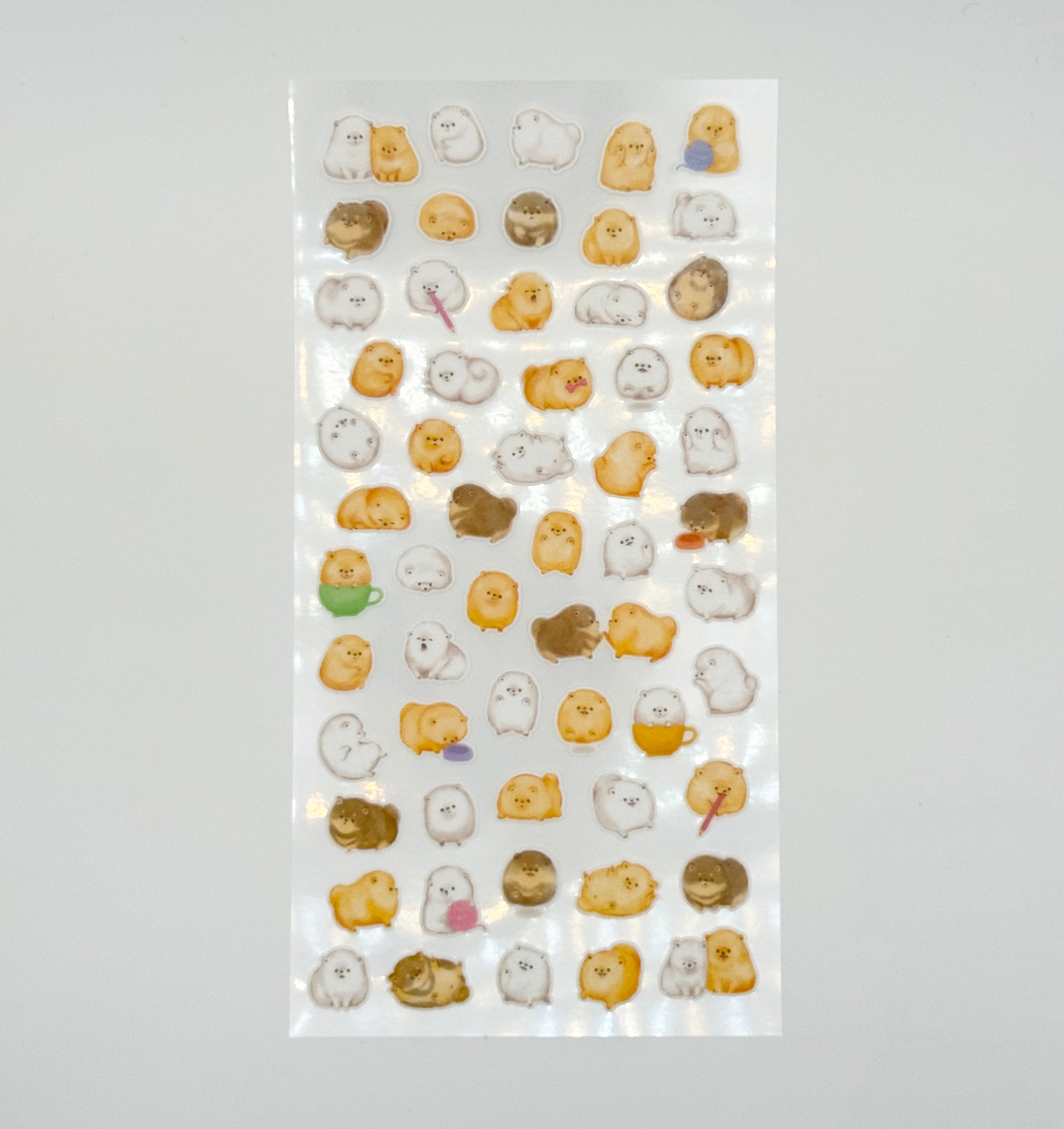 Mame Mame Sticker Sheet - Pomeranian