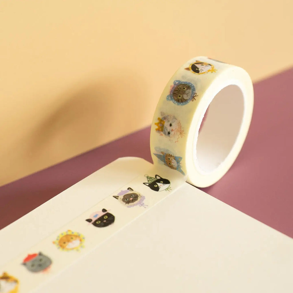 Cats in Hats Washi Tape