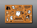 Halloween Waterproof Vinyl Sticker Sheet