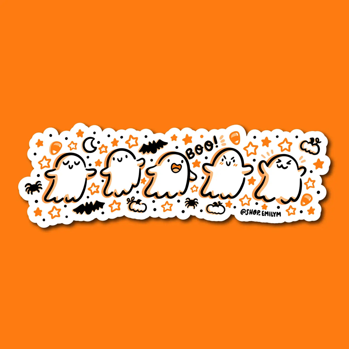 Ghost Parade Sticker