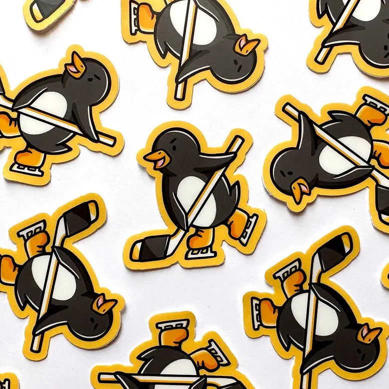 Pittsburgh Hockey Penguin Mini Sticker