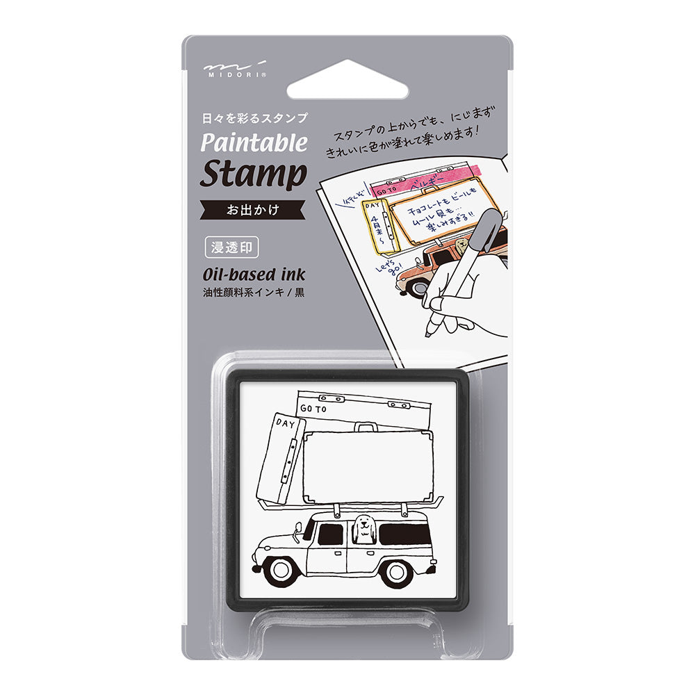 Midori Paintable Stamp - Pre-Inked