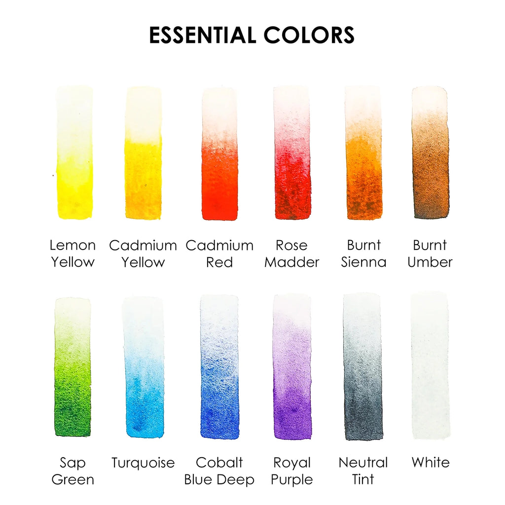Grabie - Travel Size Watercolor Pocket Set