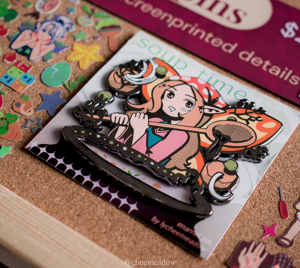 Soup Time Enamel Pin