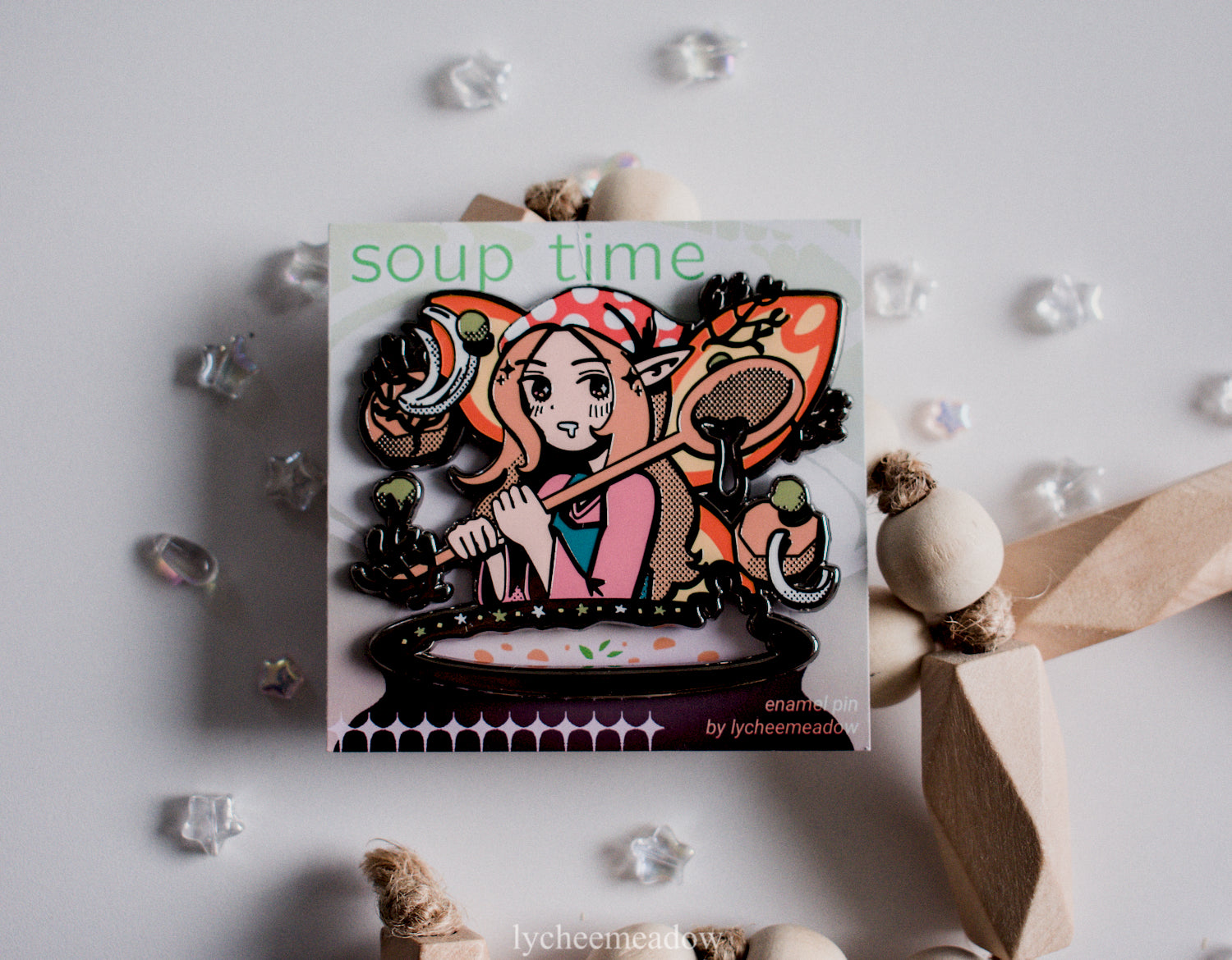 Soup Time Enamel Pin