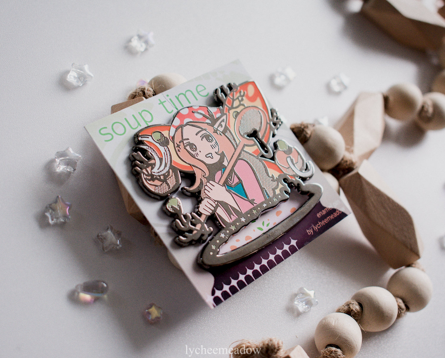 Soup Time Enamel Pin