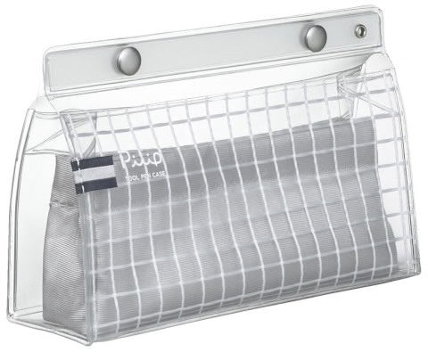 Kokuyo Tool Pen Case - Standard Size, Silver Gray