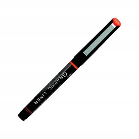 OHTO Graphic Liner Needle Point Drawing Pen - Black Pigment Ink 1.0mm