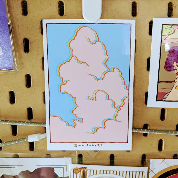 Chromatic Cumulus Print