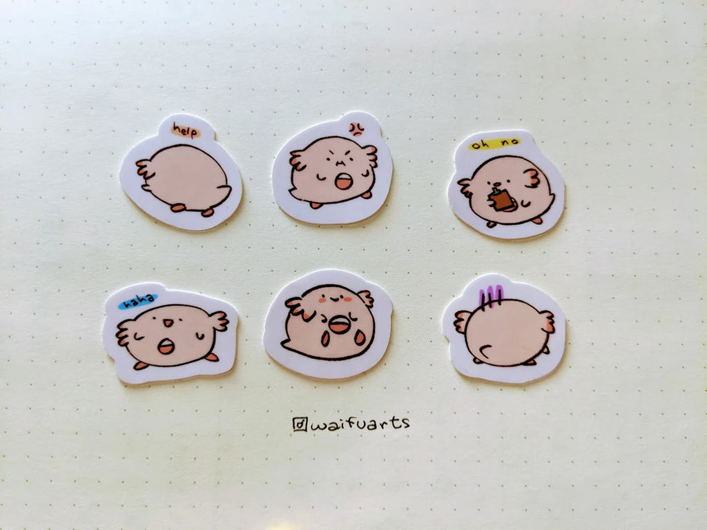 Big Mood Chanseys Vinyl Sticker Pack