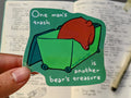 Dumpster Bear Vinyl Sticker