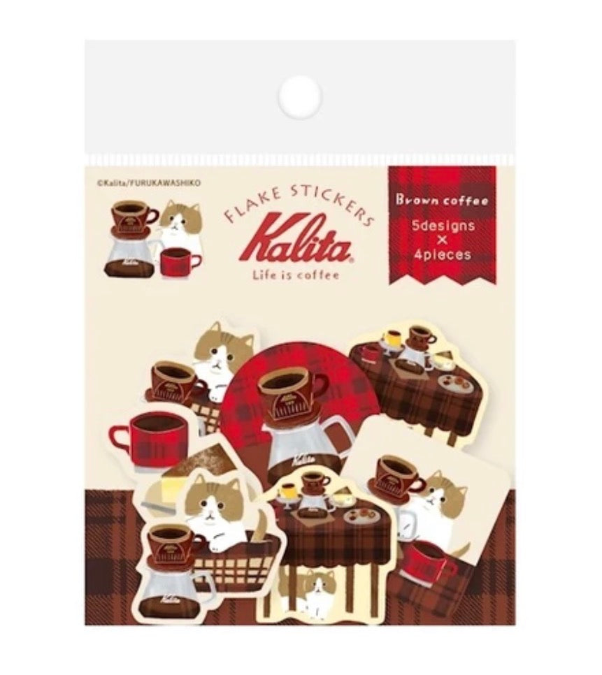 Furukawashiko - Kalita Washi Flake Seal Stickers