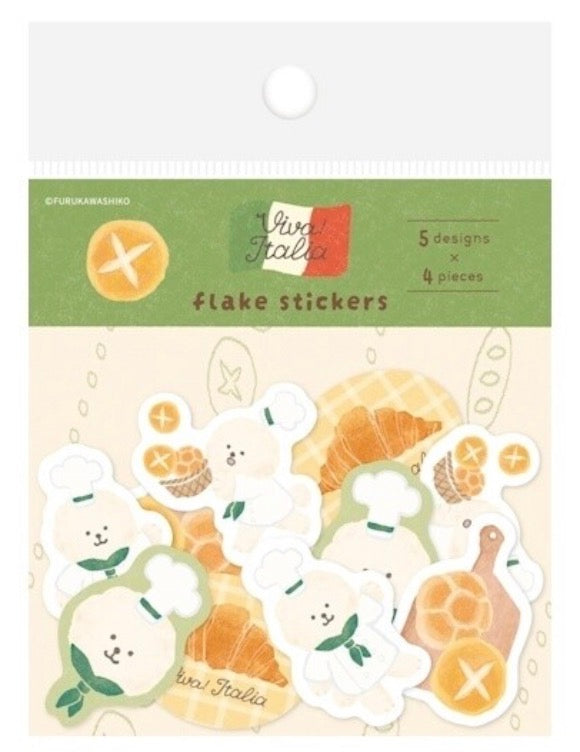 Furukawashiko - Italy Series Washi Flake Stickers