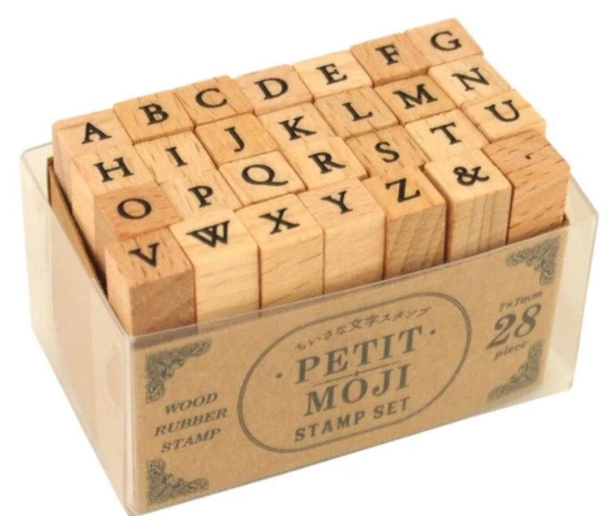 KODOMO NO KAO Petit Stamp Set - Capital Letters