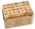 KODOMO NO KAO Petit Stamp Set - Calendar