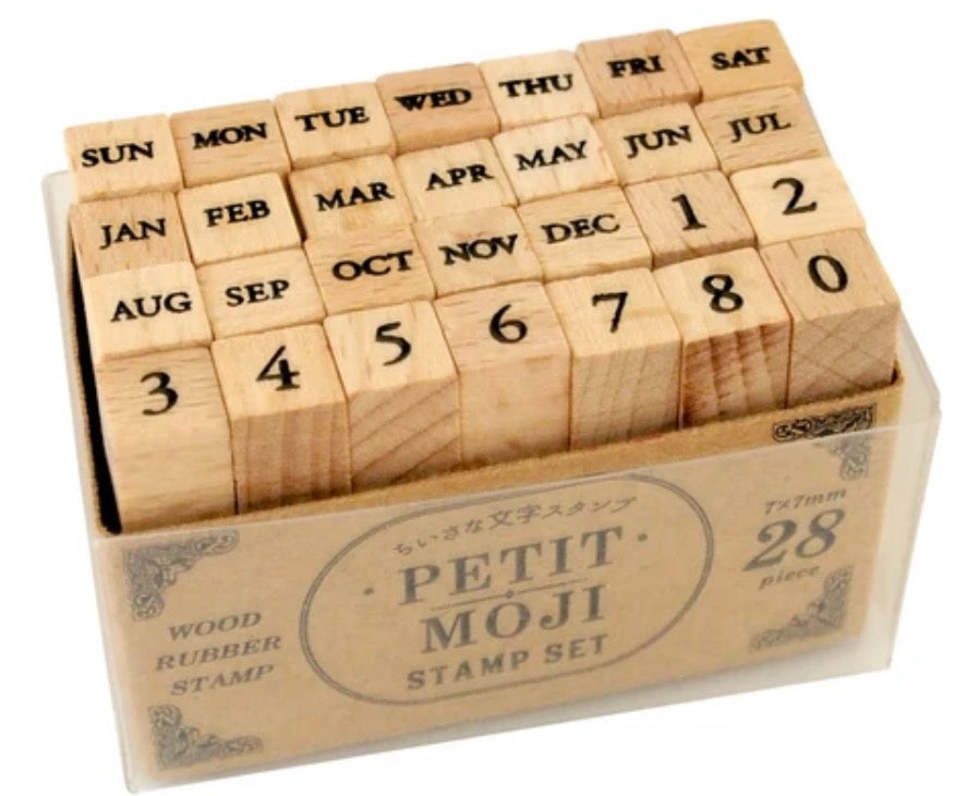 KODOMO NO KAO Petit Stamp Set - Calendar