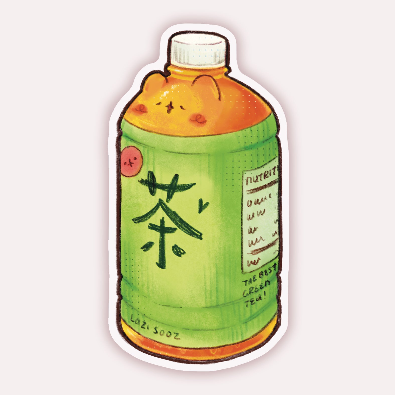 Green Tea Sticker