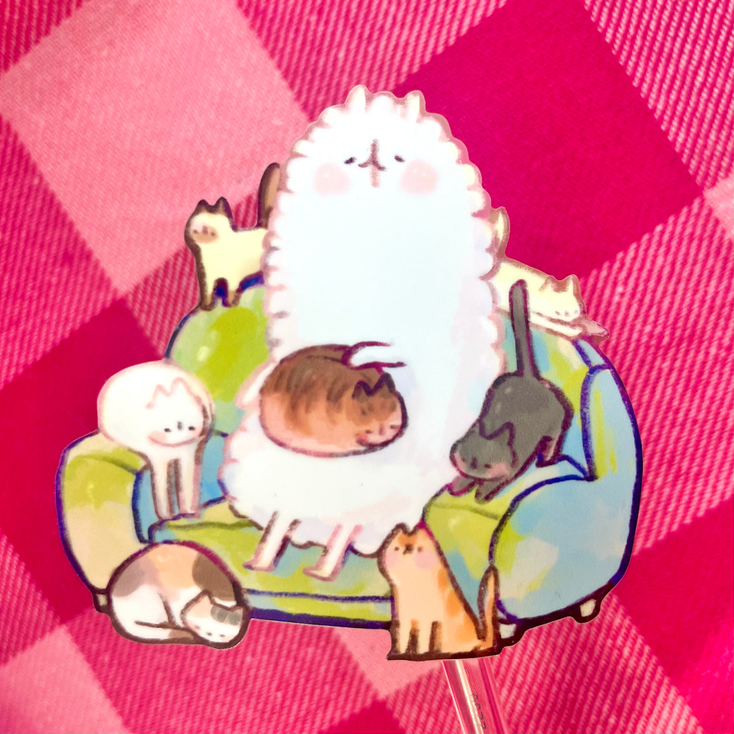 Cat Mom Sticker