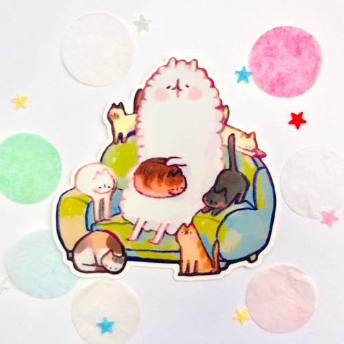 Cat Mom Sticker