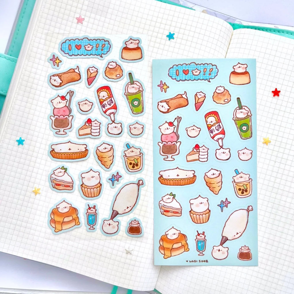 Mr. Whip Deco Sticker Sheet