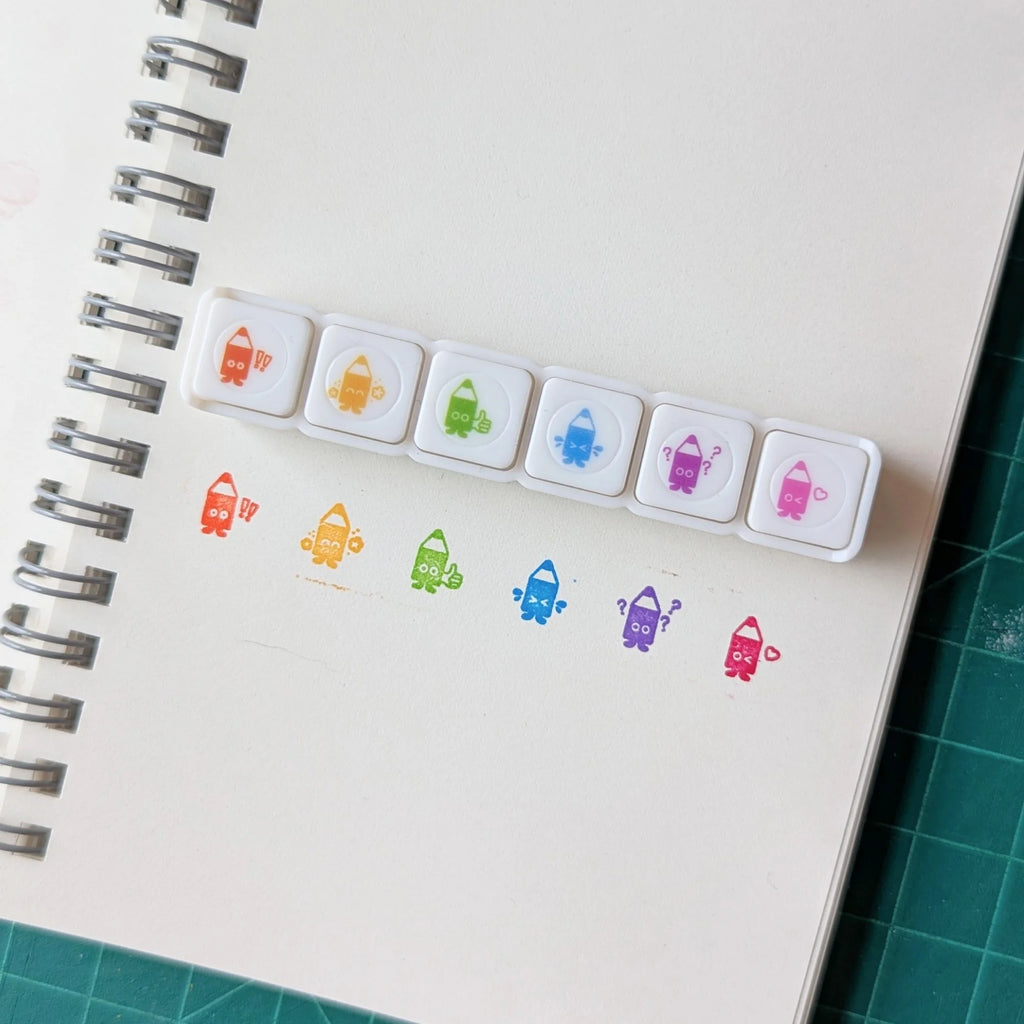 Doodle Linked Mini Stamp Set