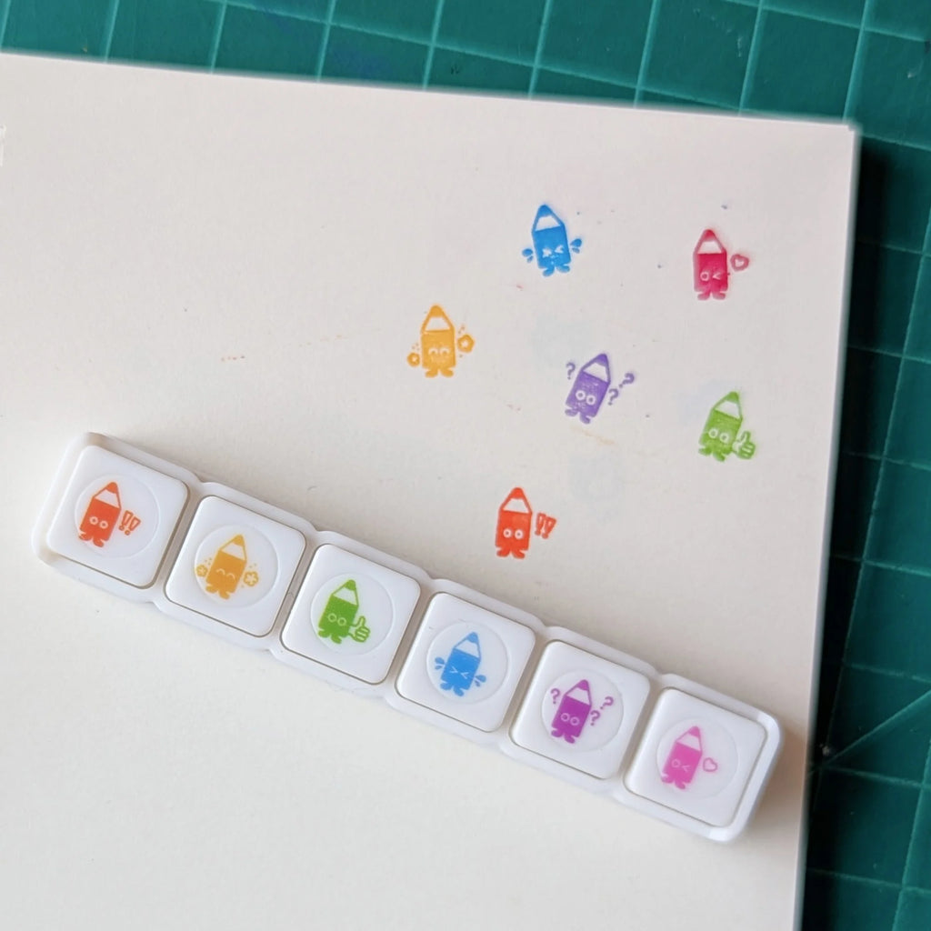 Doodle Linked Mini Stamp Set