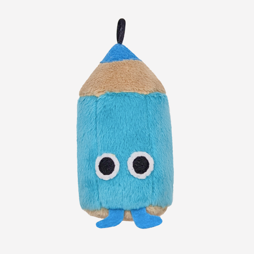 Bugaboo Friends Doodle Plush Bag Charms - Blue Doodle