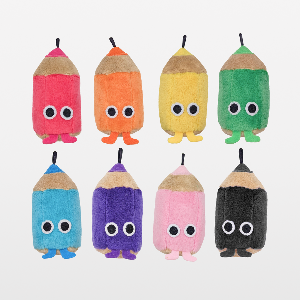 Bugaboo Friends Doodle Plush Bag Charms - Black Doodle