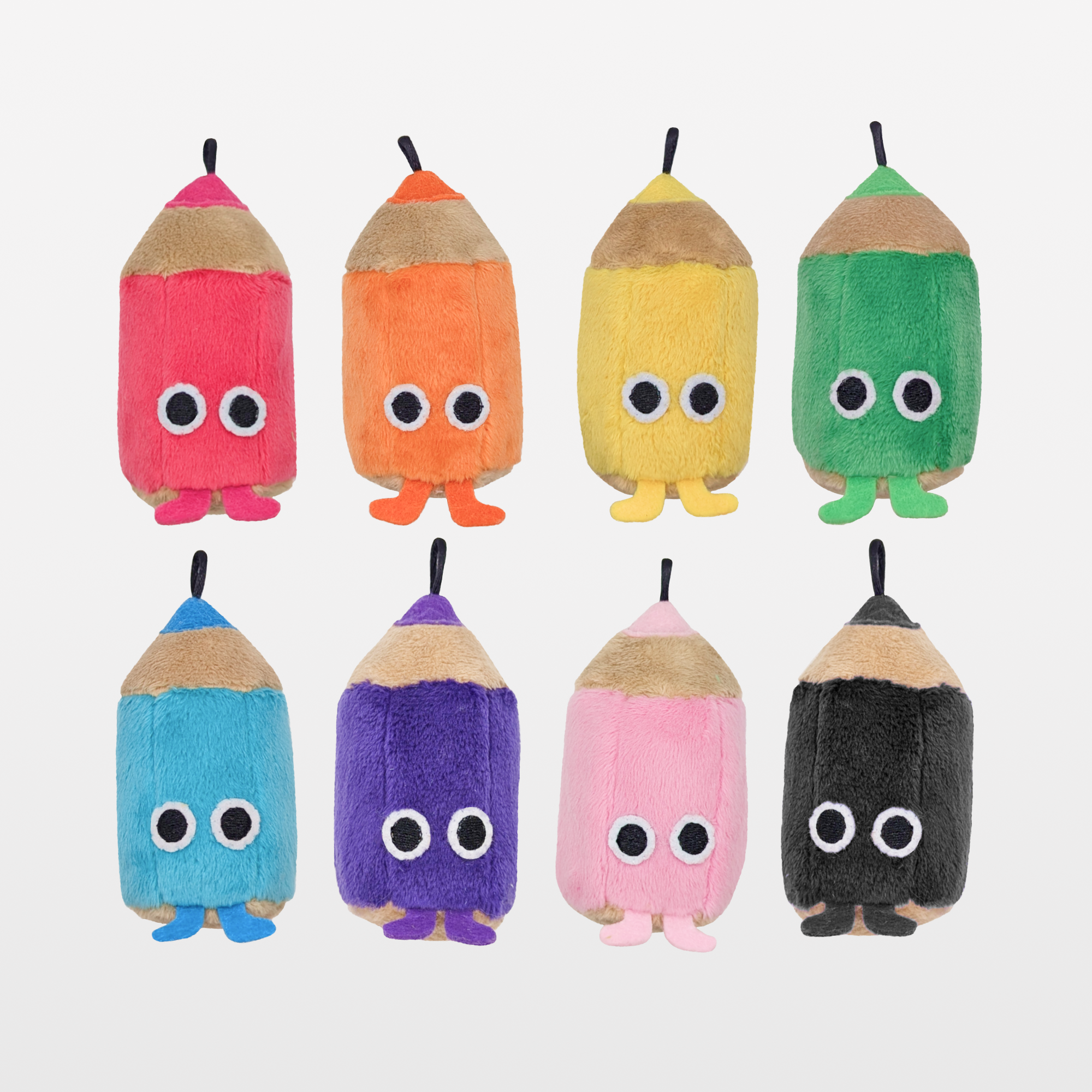 Bugaboo Friends Doodle Plush Bag Charms - Purple Doodle