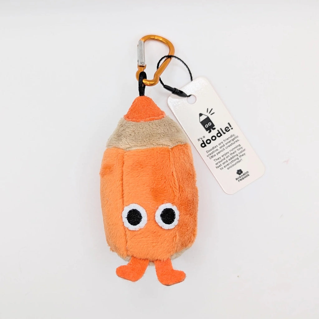 Bugaboo Friends Doodle Plush Bag Charms - Yellow Doodle