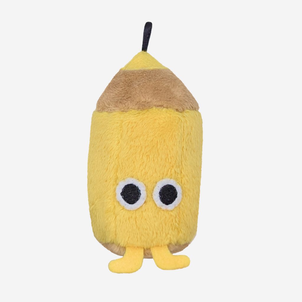 Bugaboo Friends Doodle Plush Bag Charms - Yellow Doodle
