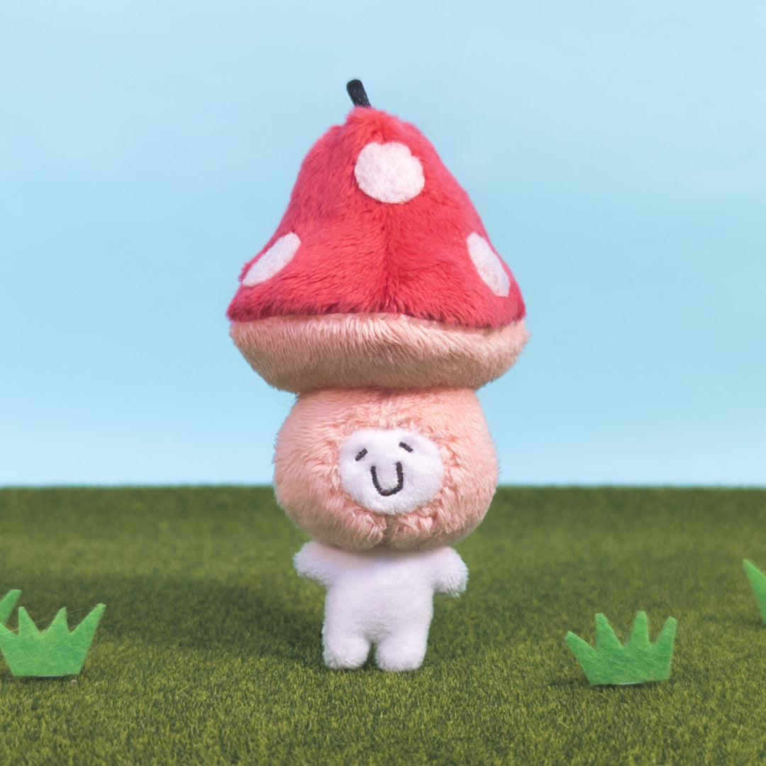 Bugaboo Friends Boofs Plush Bag Charms - Mushroom Boof