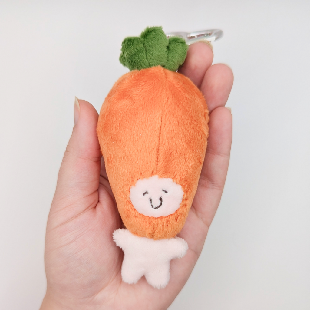 Bugaboo Friends Boofs Plush Bag Charms - Carrot Boof