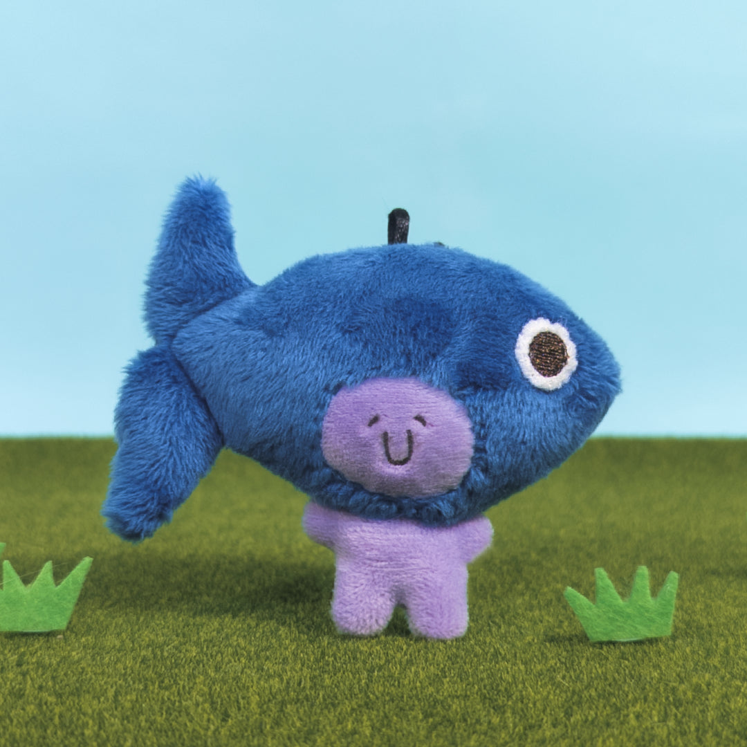 Bugaboo Friends Boofs Plush Bag Charms - Fish Boof