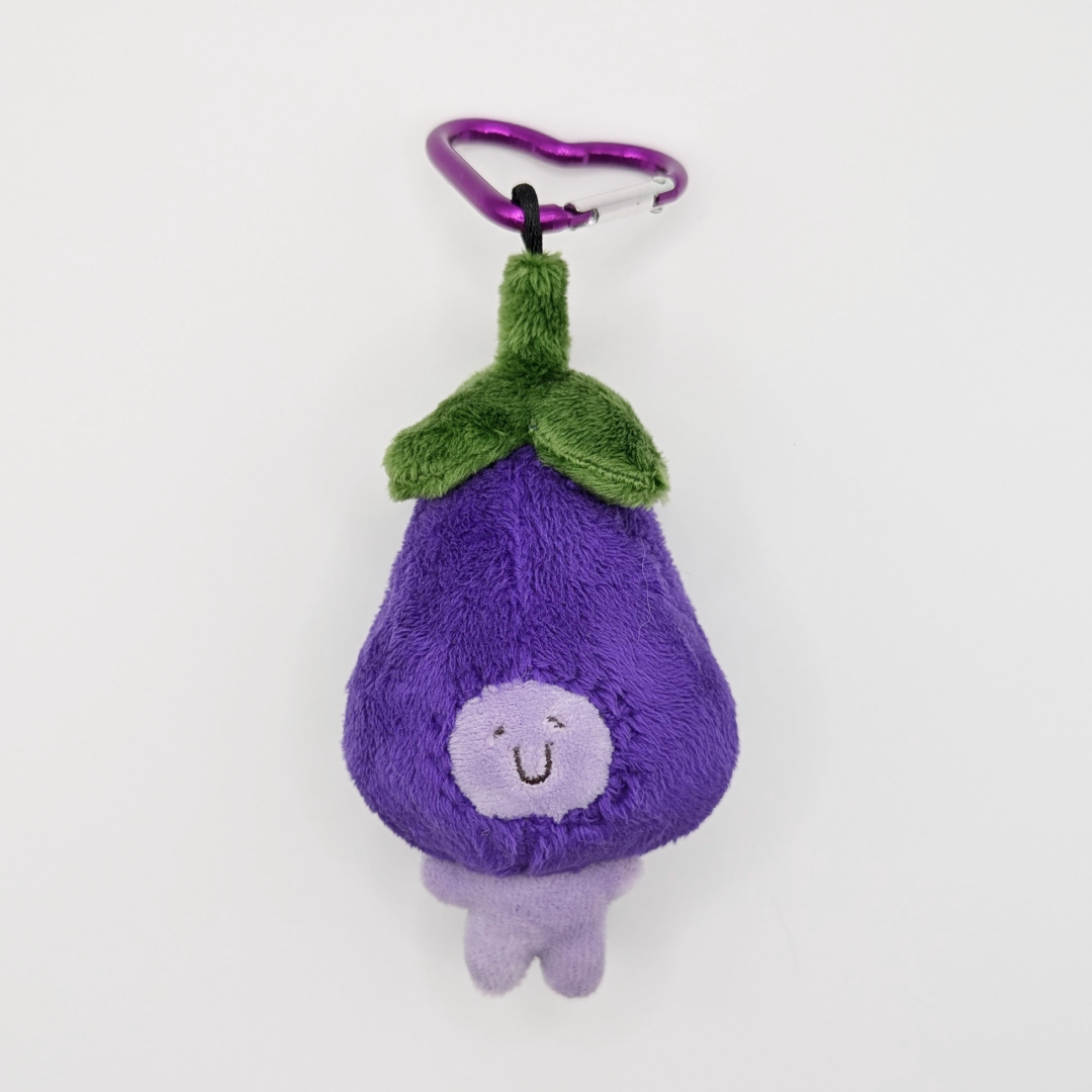 Bugaboo Friends Boofs Plush Bag Charms - Eggplant Boof