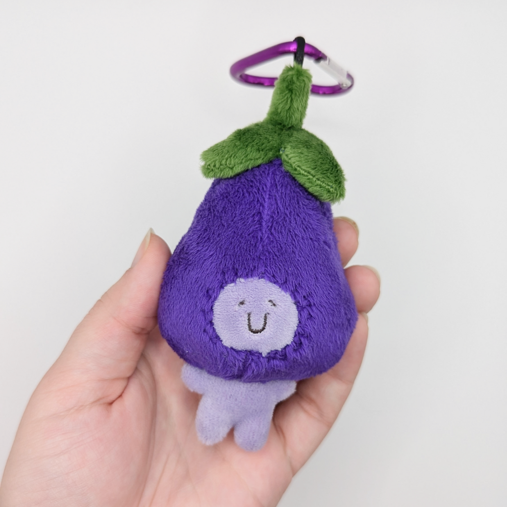 Bugaboo Friends Boofs Plush Bag Charms - Eggplant Boof