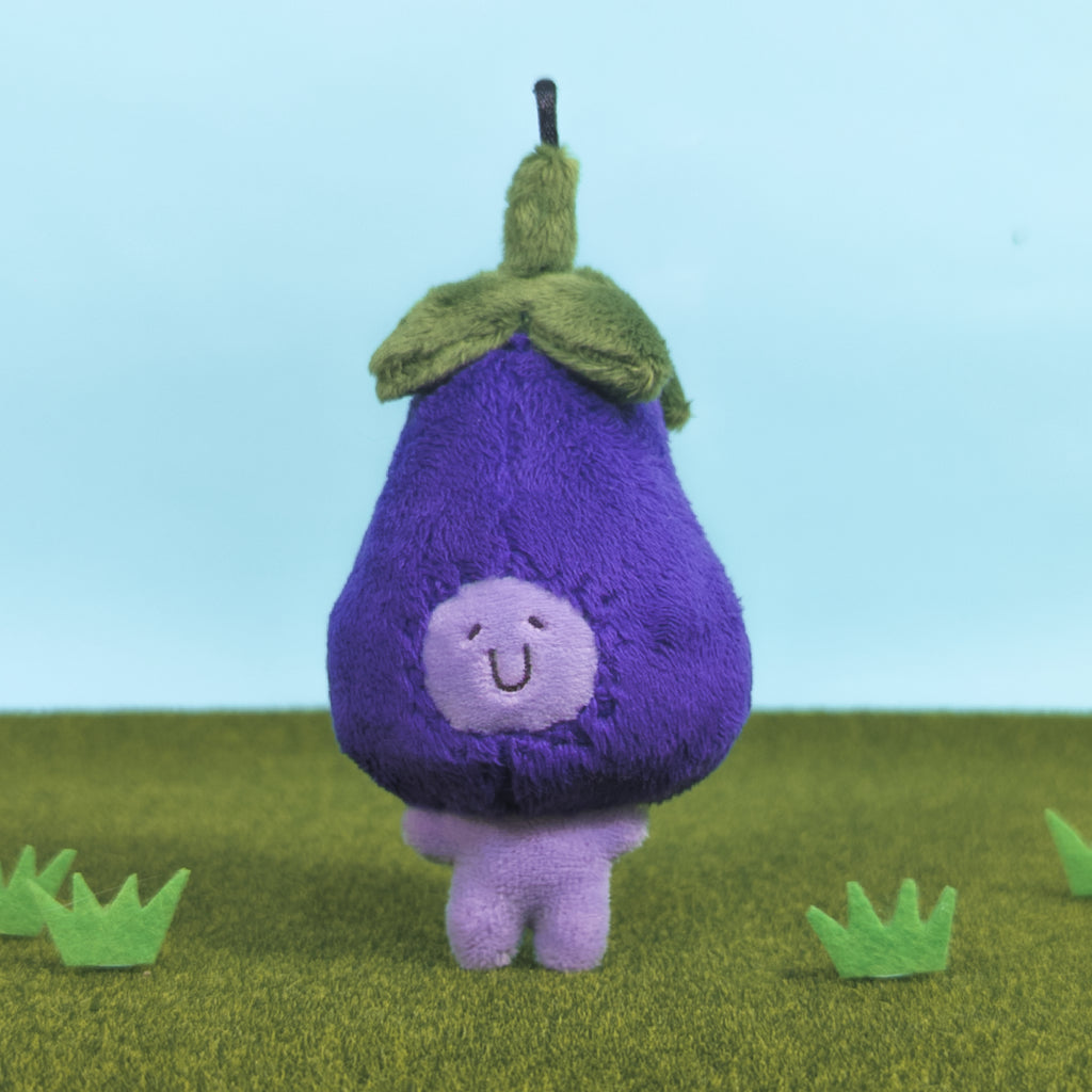 Bugaboo Friends Boofs Plush Bag Charms - Eggplant Boof