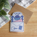 Pigeon Message Greeting Card