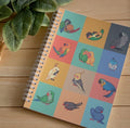 Bird Squares Reusable Sticker Book