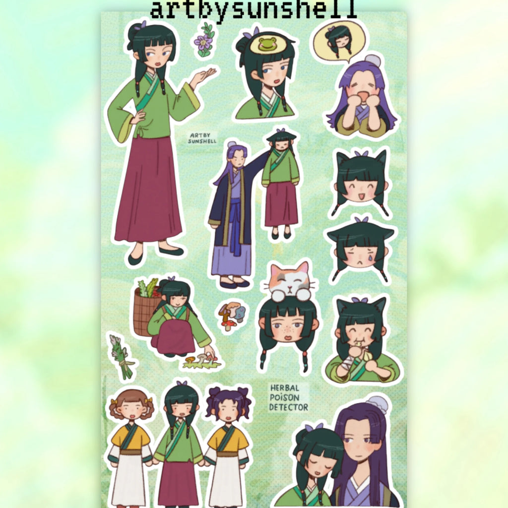herbal poison Sticker Sheet