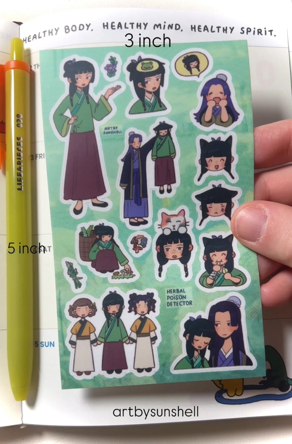 herbal poison Sticker Sheet