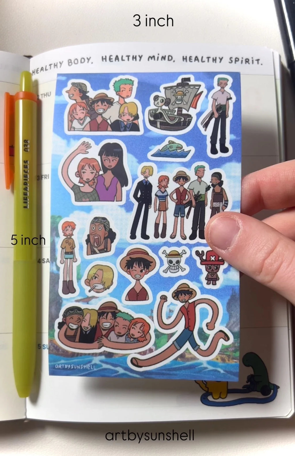 pirate crew Sticker Sheet