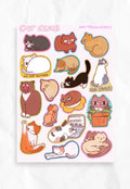 cat club Sticker Sheet
