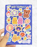 baby blanket Sticker Sheet