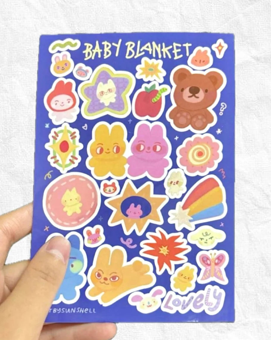 baby blanket Sticker Sheet