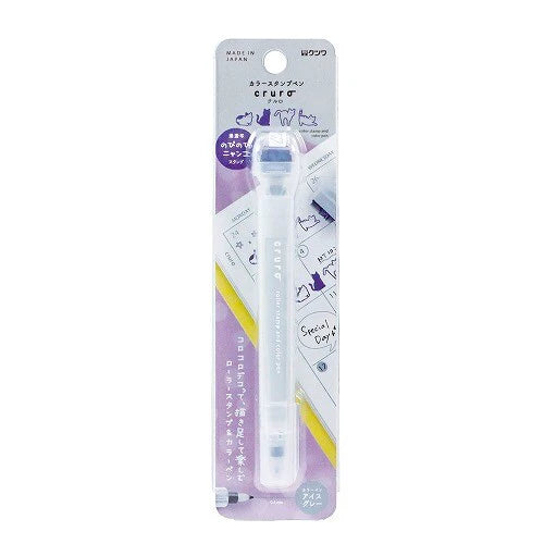 Kutsuwa Cruro Roller Stamp & Color Pen - Limited Edition - Cat