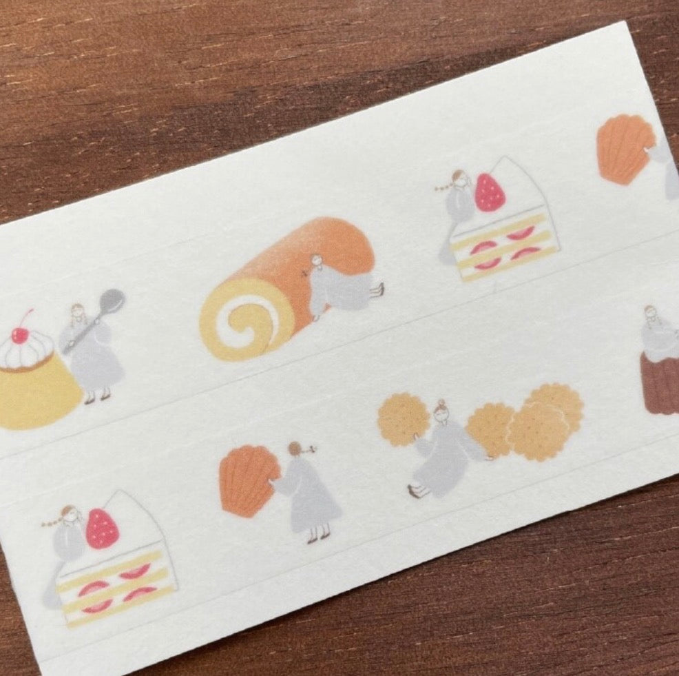 Stamp Marche Washi Tape - Maru-chan & Sweets