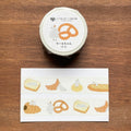 Stamp Marche Washi Tape - Maru-chan & Bread