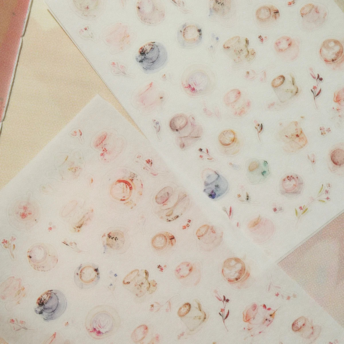Cup of Joy Washi Sticker Sheet - 2 Sheets