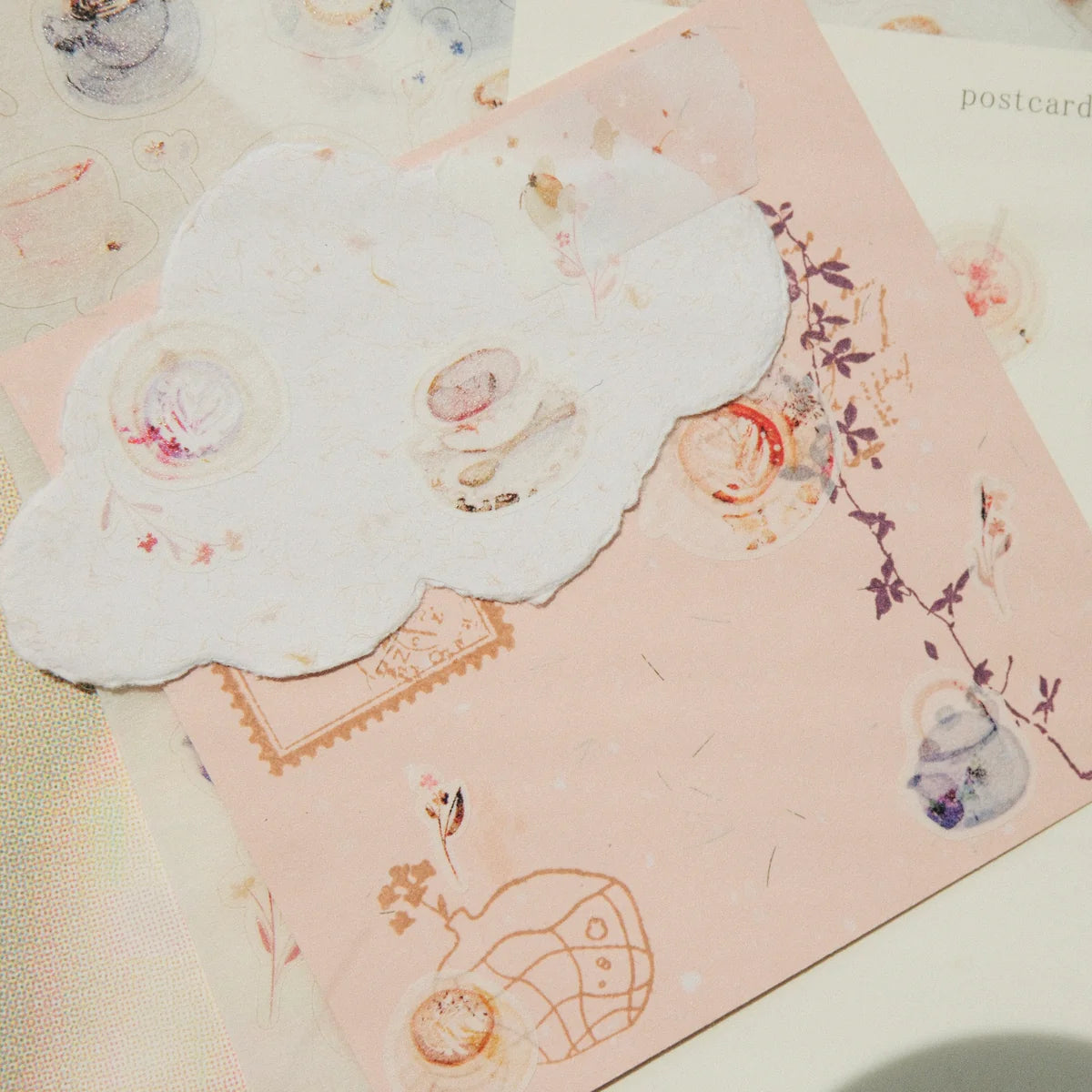 Cup of Joy Washi Sticker Sheet - 2 Sheets